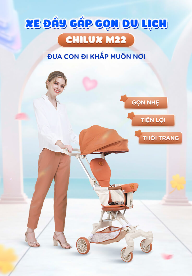 CHILUX - XE ĐẨY GẤP GỌN M22
