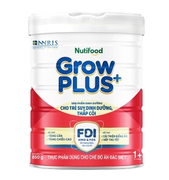 NUTIFOOD - SỮA BỘT GROWPUS+ĐỎ-SUY DINH DƯỠNG THẤP CÒI