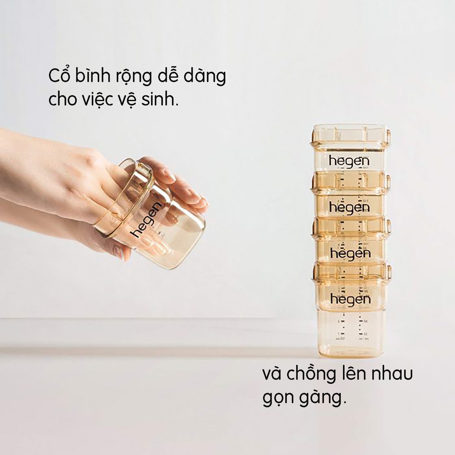 HEGEN - BÌNH TRỮ SỮA PPSU
