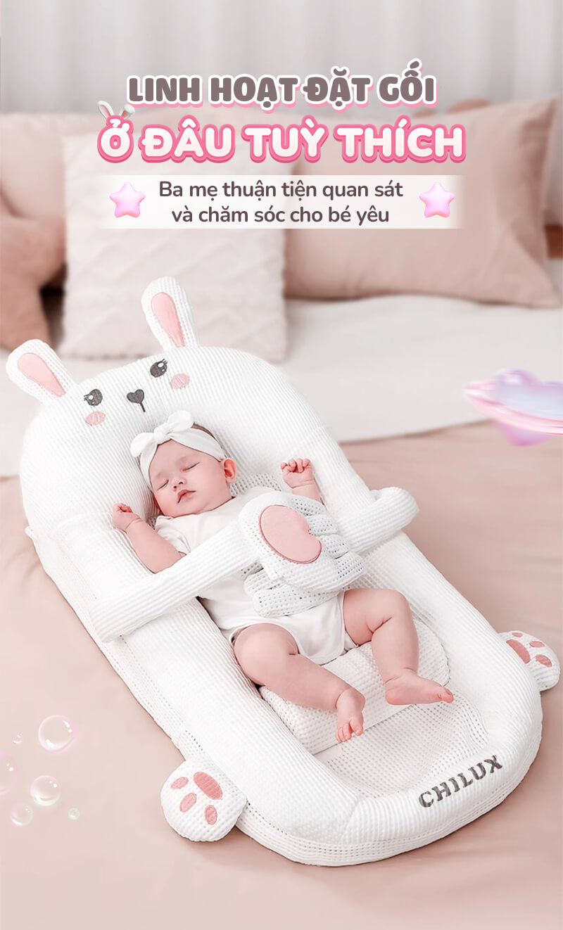CHILUX - GỐI CHỐNG TRÀO NGƯỢC THỎ HỒNG