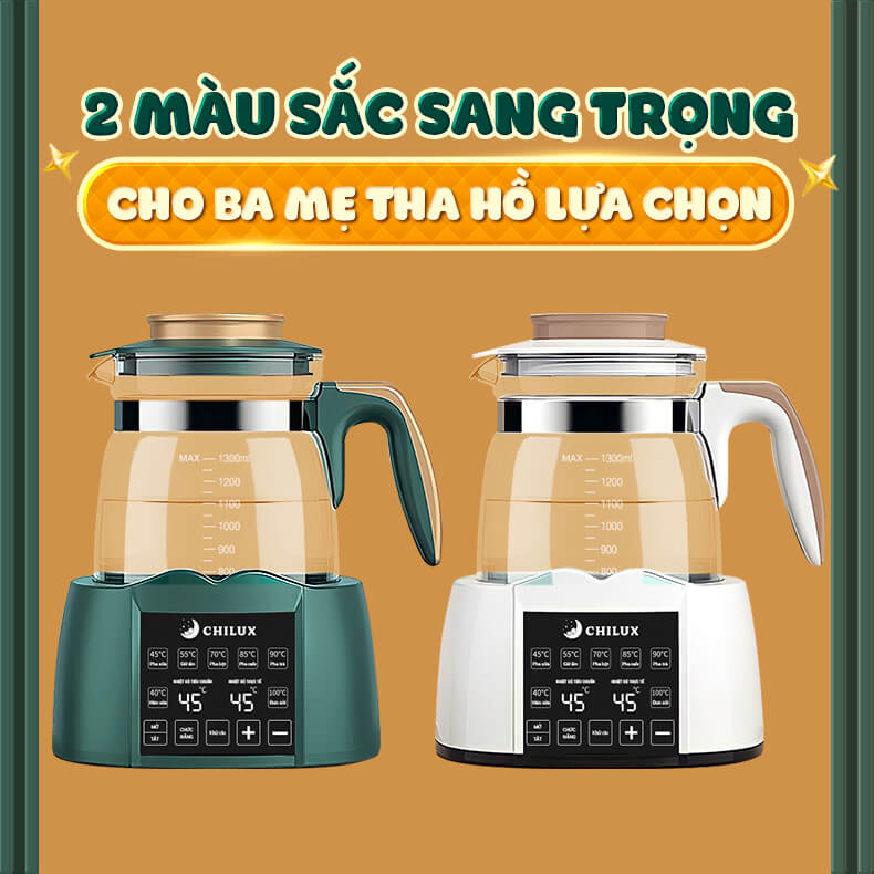 CHILUX - MÁY ĐUN NƯỚC PHA SỮA
