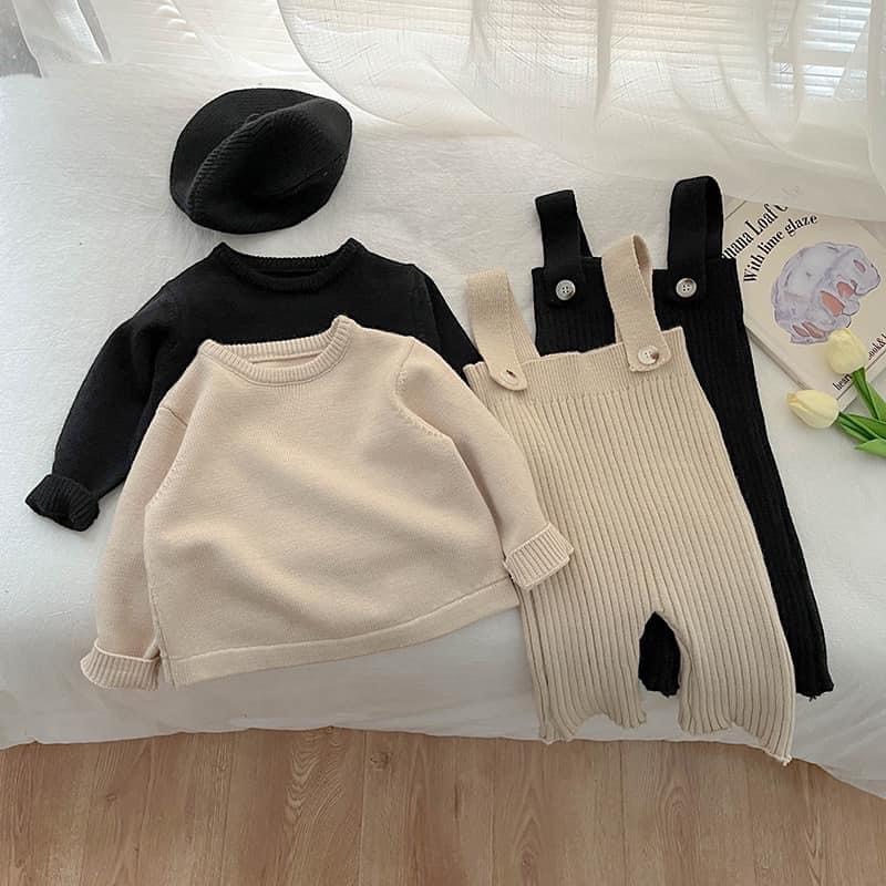 TMT Set yếm+áo len(66-90)