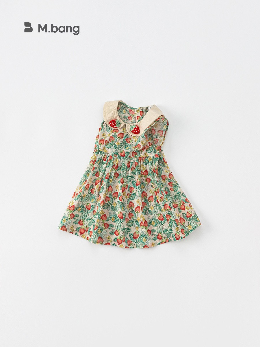 LB - Váy Babycity xanh quả dâu(80-140)