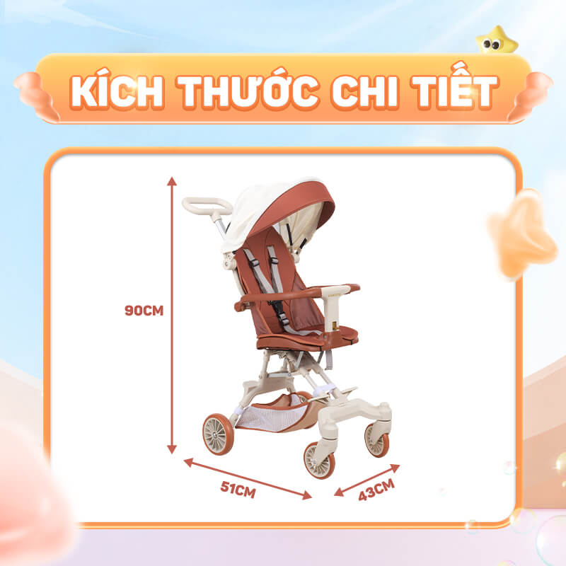 CHILUX - XE ĐẨY GẤP GỌN M55