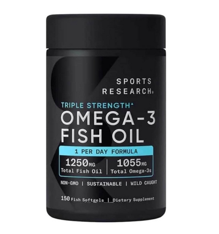 SPORT RESEARCH - DẦU CÁ OMEGA-3 FISH OIL 150 VIÊN