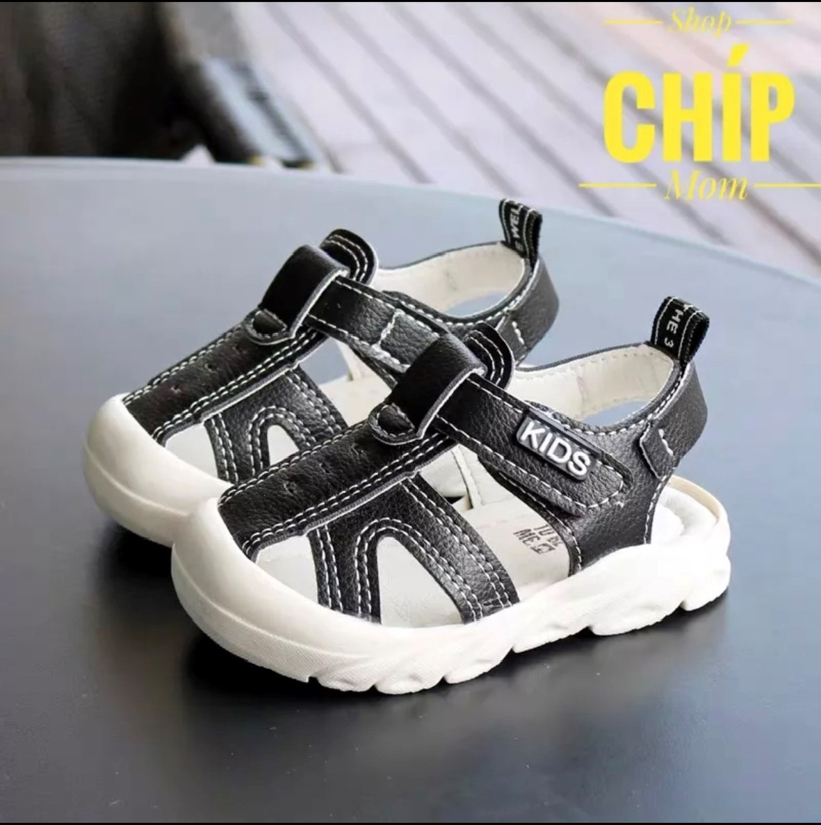 N Sandal rọ KIDS đen(S15-25)