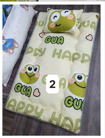 KK - SET NỆM TOPPER MUJJI KÈM GỐI