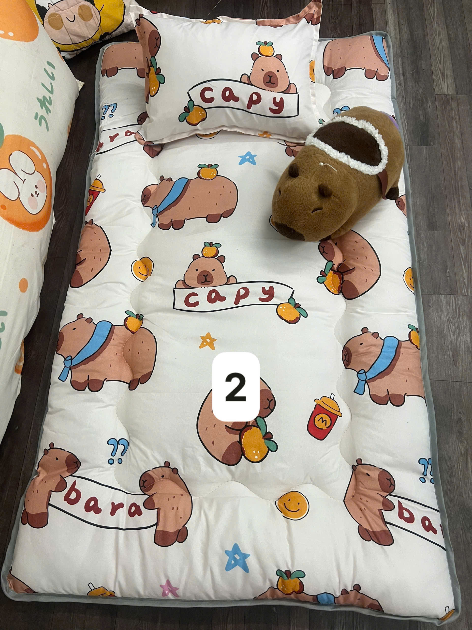 KK - SET NỆM TOPPER MUJJI KÈM GỐI