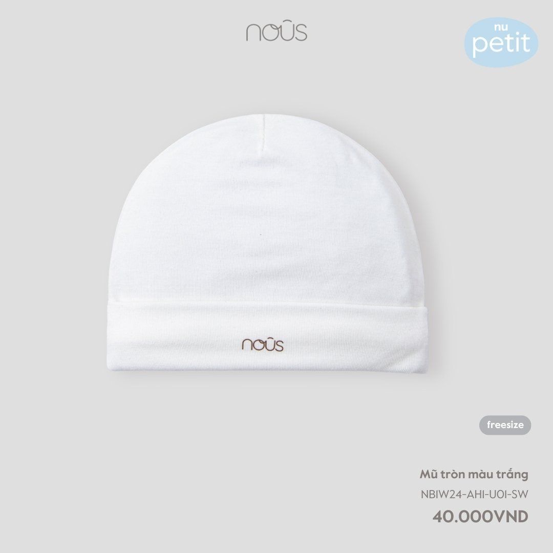 NOUS - Mũ tròn sơ sinh Freesize