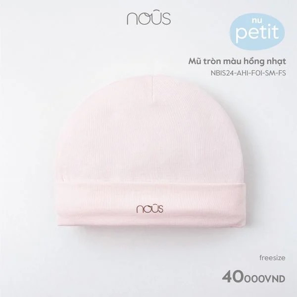 NOUS - Mũ tròn sơ sinh Freesize