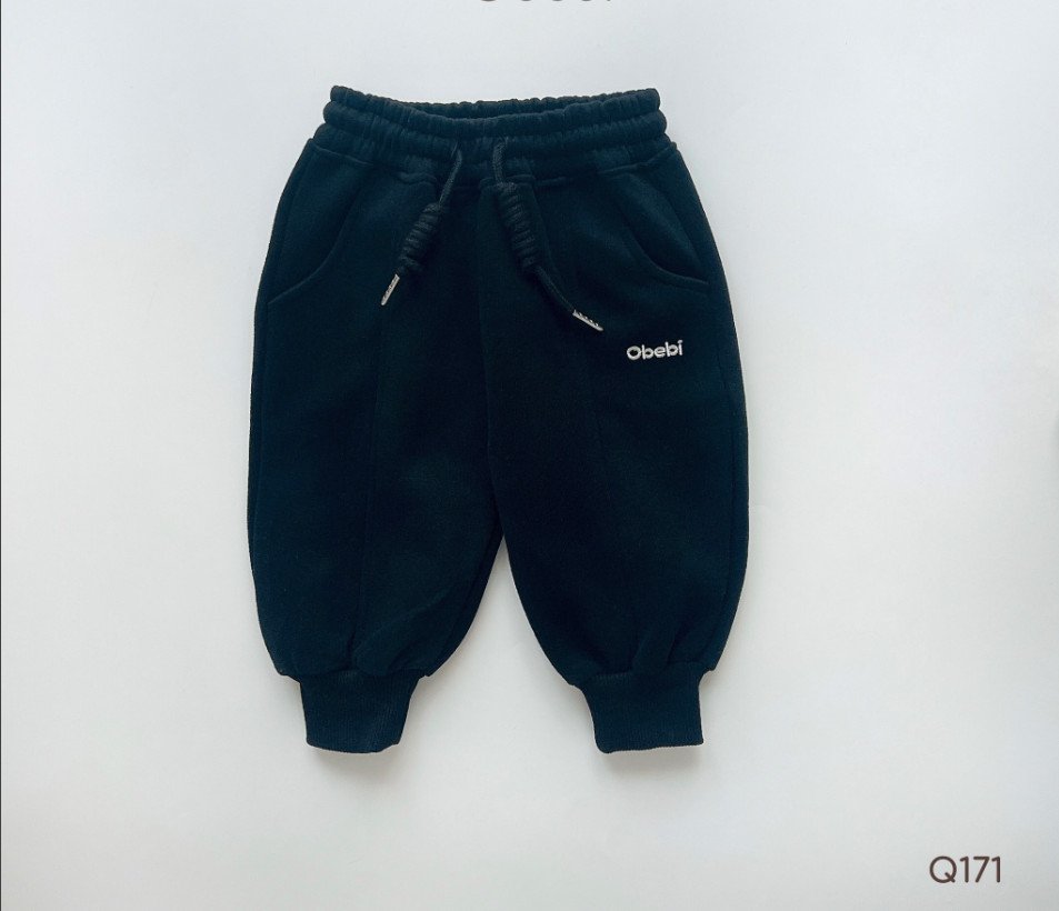 OBB Quần nỉ thêu túi chéo OBEBI(66-100)