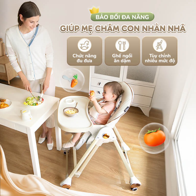 CHILUX - GHẾ ĂN DẶM GROW V PLUS