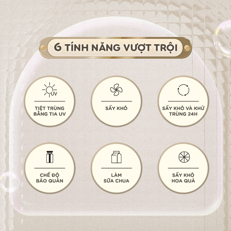CHILUX - MÁY TIỆT TRÙNG UV SẤY KHÔ ĐA NĂNG S3