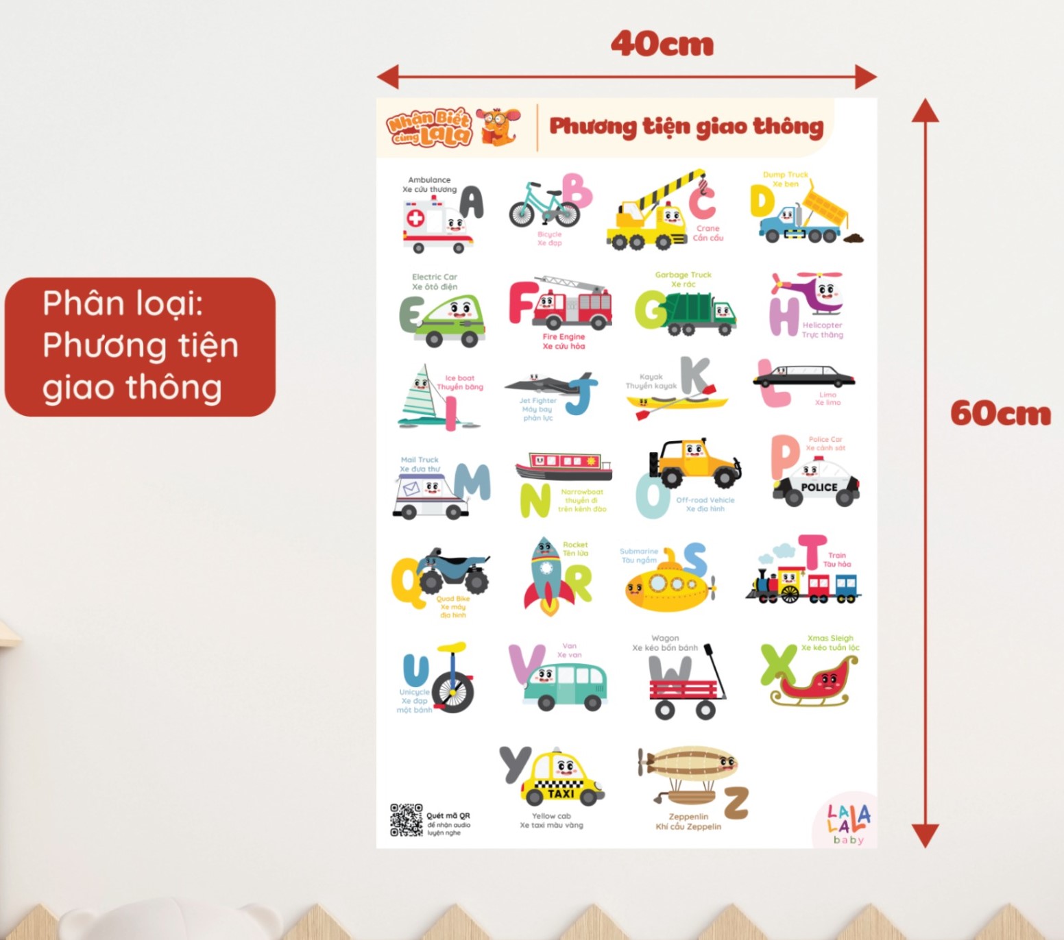 LALALA - POSTER DÁN TƯỜNG