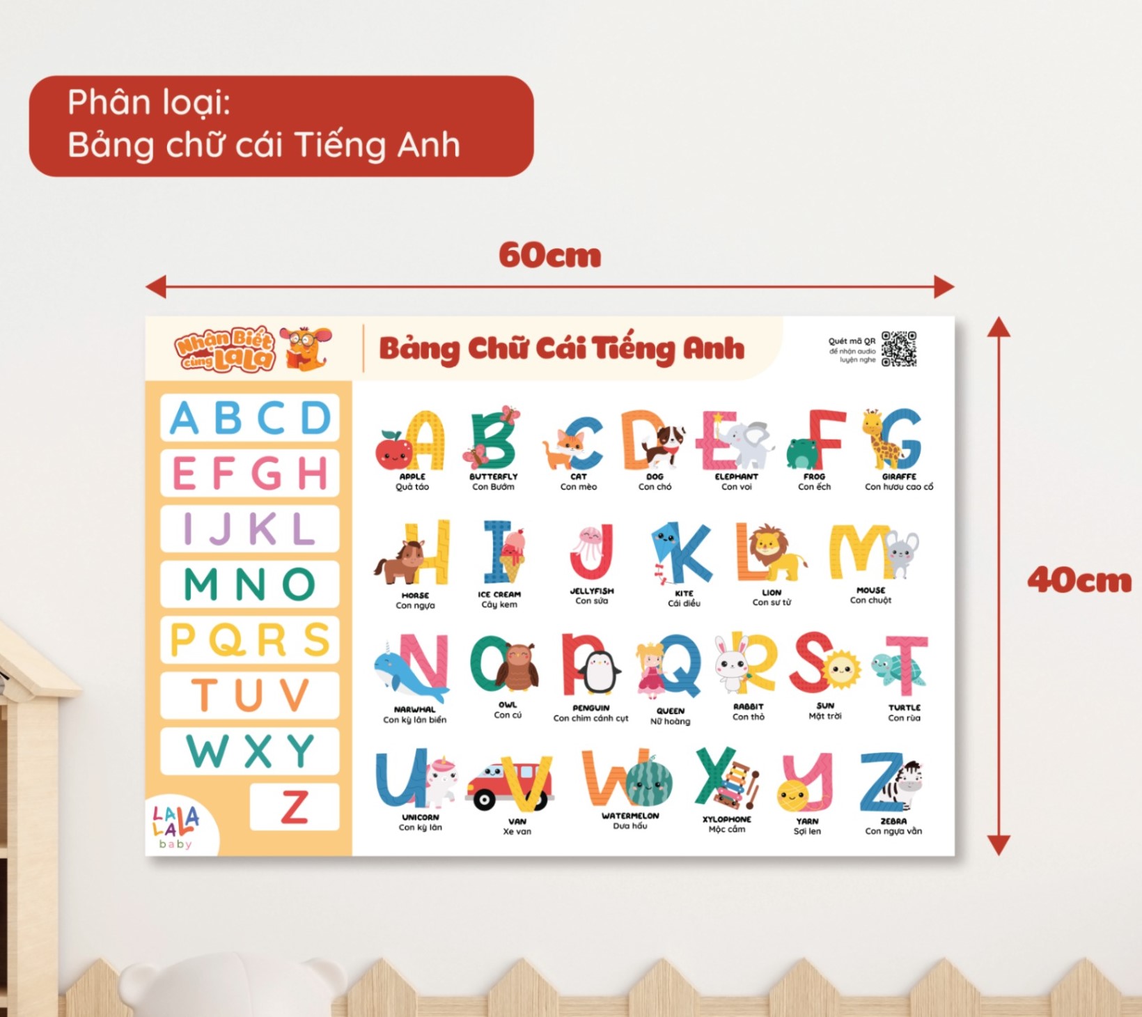 LALALA - POSTER DÁN TƯỜNG