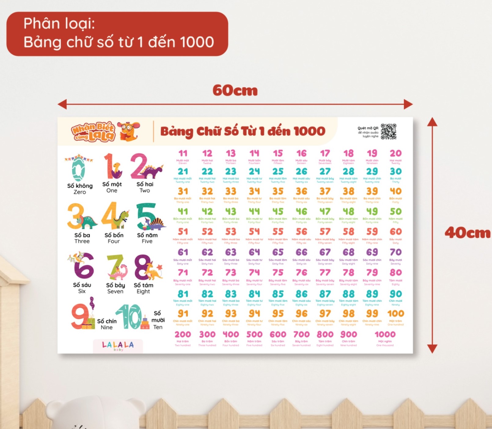 LALALA - POSTER DÁN TƯỜNG