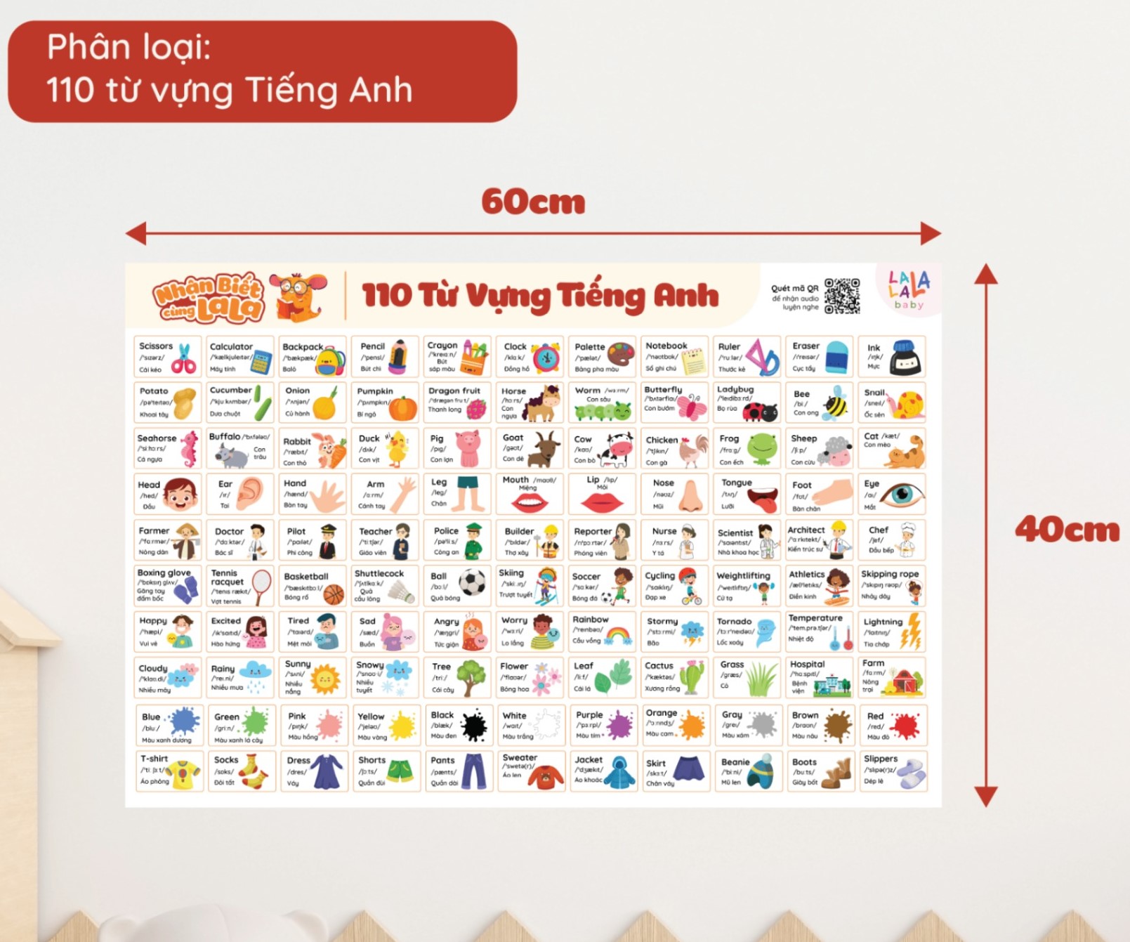 LALALA - POSTER DÁN TƯỜNG