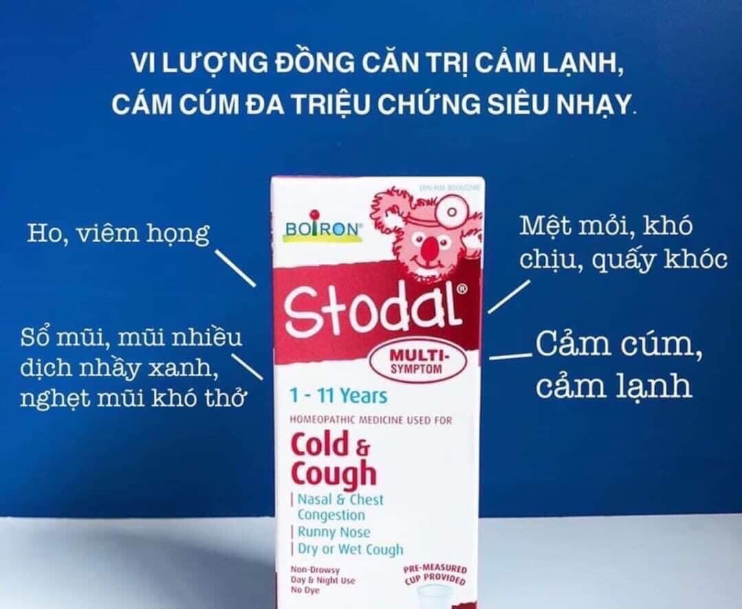 BOIRON - 1Y+SIRO TRỊ CẢM VÀ HO STODAL CANADA