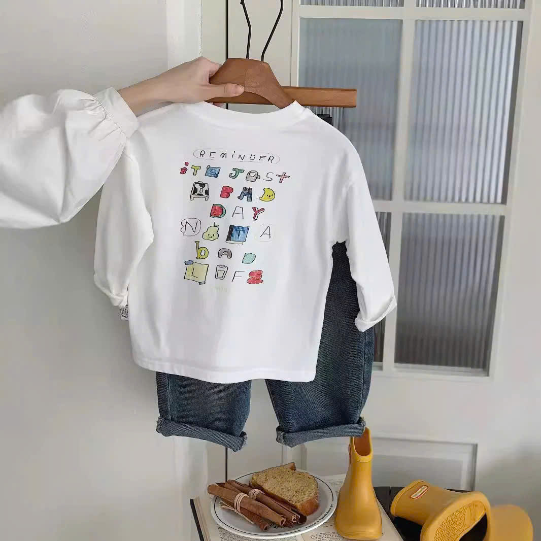 TL -Áo phông trắng REMINDER(90-140)