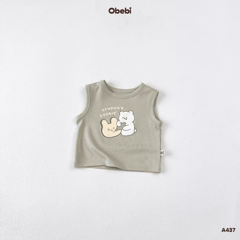 OBEBI - Áo ba lỗ Gấu Thỏ (66-110)