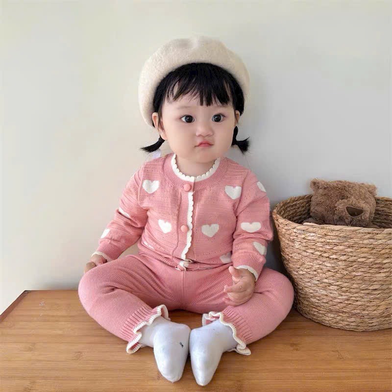 SA Set len nhí hồng tim trắng(66-90)
