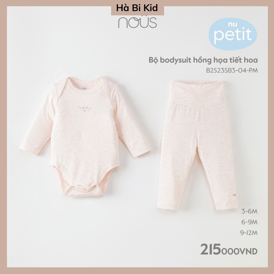 Nous Bộ Bodysuit DT và QD(S3-9M)