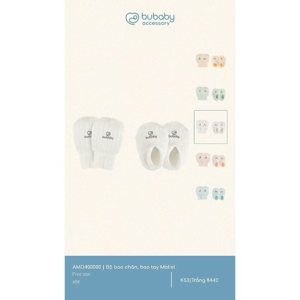 BUBABY - Bộ bao chân bao tay Molist Free size