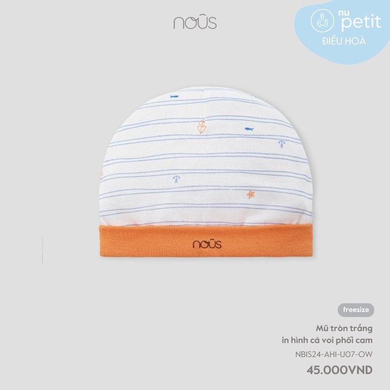 NOUS - Mũ tròn sơ sinh Freesize