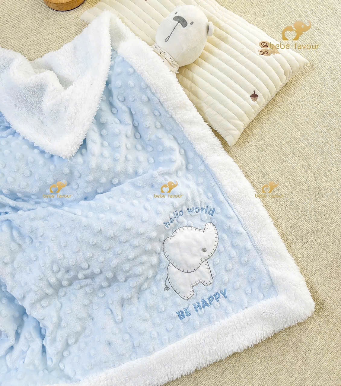 BW - Chăn lông BEBE FAVOUR 100x75cm
