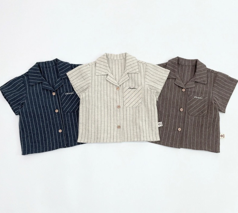 OBB - Áo sơ mi đũi kẻ(66-110)