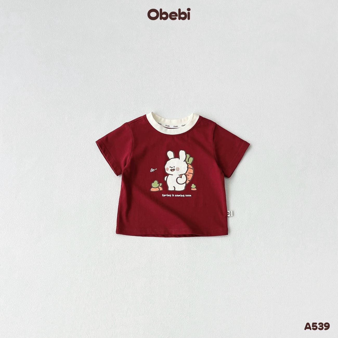 OBEBI - Áo thun in hình nhân vật đáng yêu OBEBI (73-120)