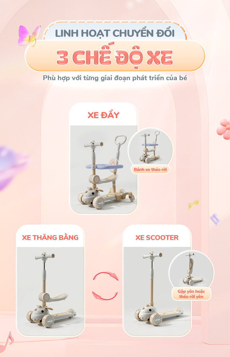 CHILUX - XE SCOOTER GẤP GỌN S21