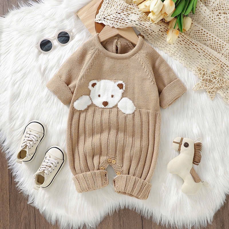 TMT - Bodysuit len gấu trắng(66-90)