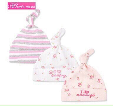 BW Set 3 mũ cotton Momcare (0-12M)