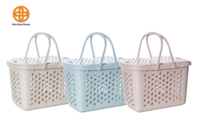 VIỆT NHẬT - GIỎ NẮP HOA THỊ 3382