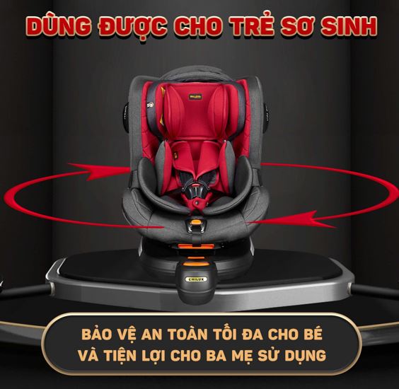 CHILUX - GHẾ Ô TÔ CHO BÉ CHILUX SAFE 360