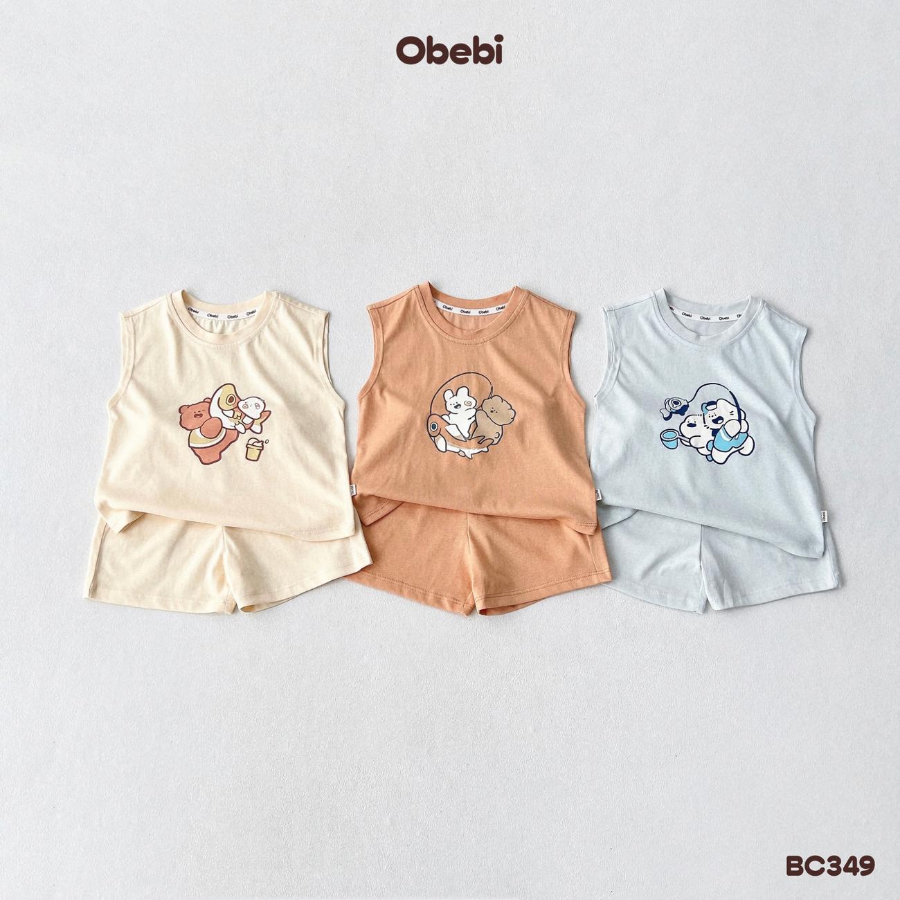 OBEBI - Bộ ba lỗ họa tiết câu cá đáng yêu OBEBI (73-120)