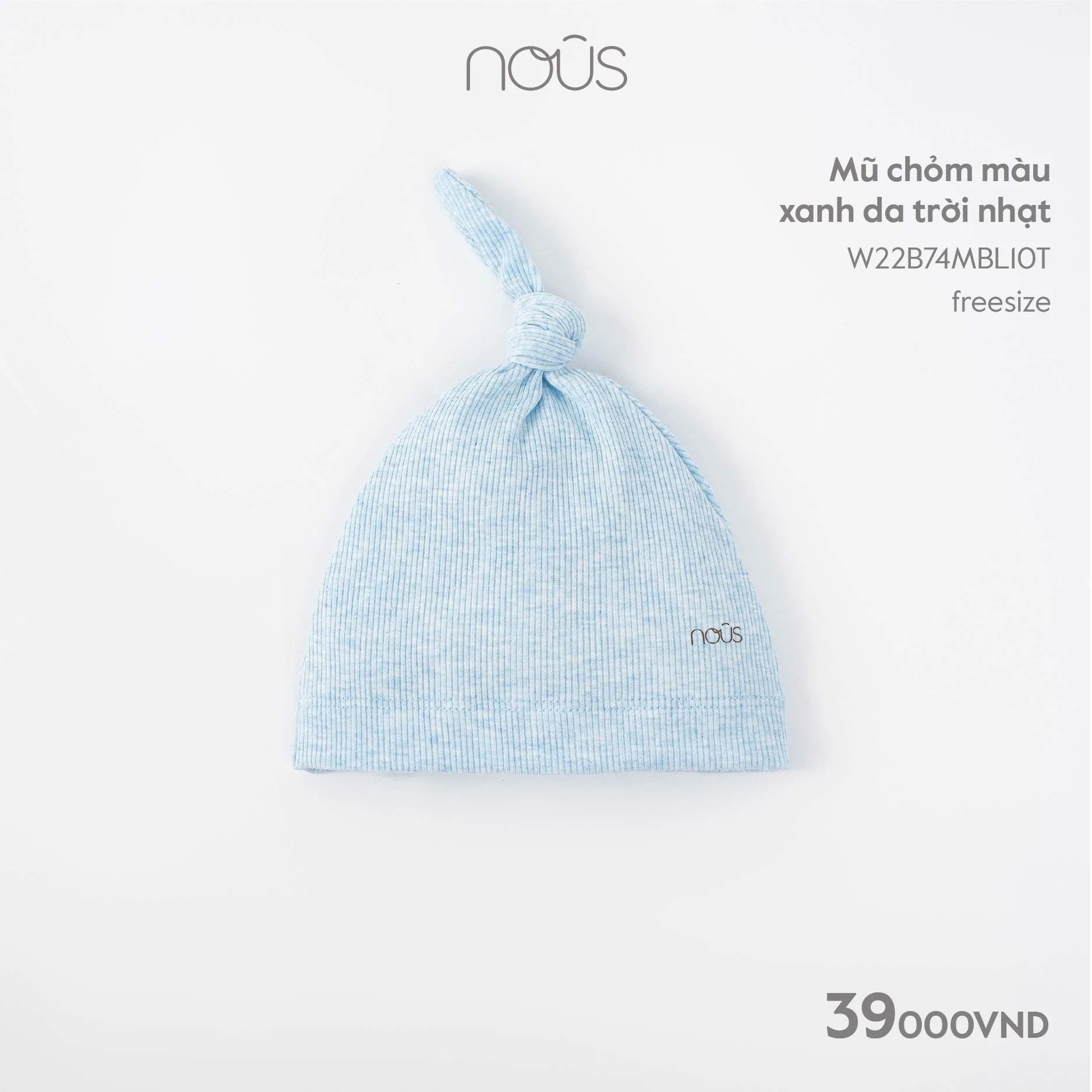 NOUS - MŨ CHỎM FREE SIZE CÁC MÀU