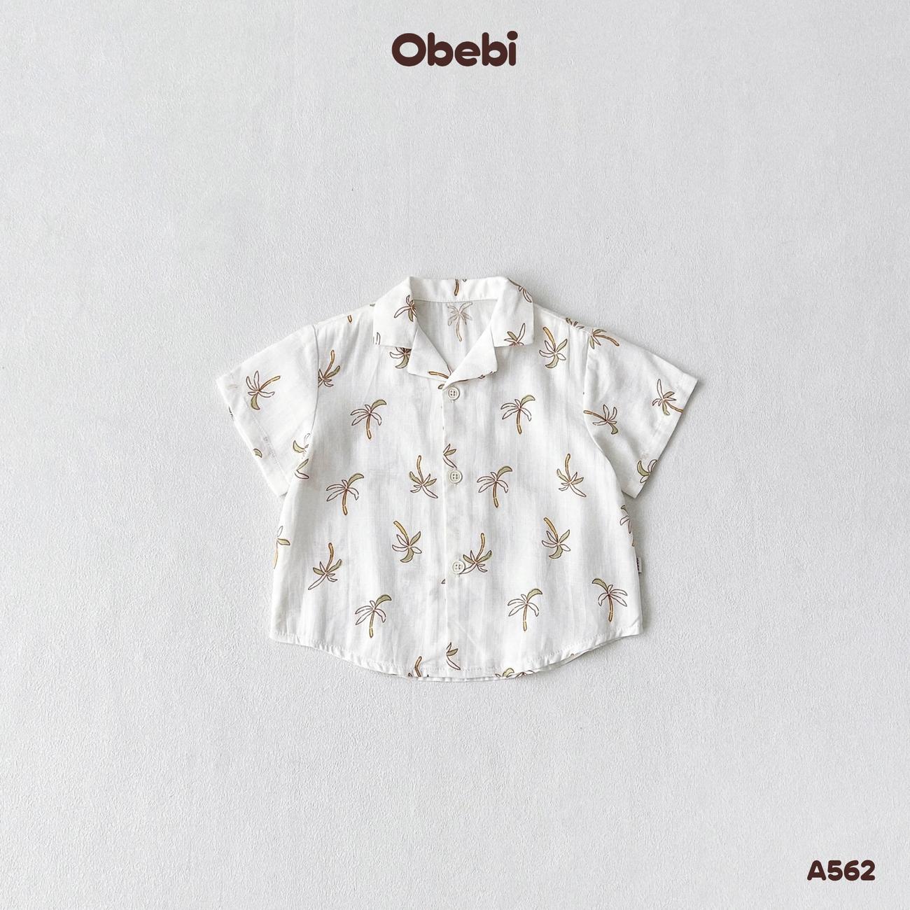 OBEBI - Áo sơ mi linen đi biển OBEBI (73-120)