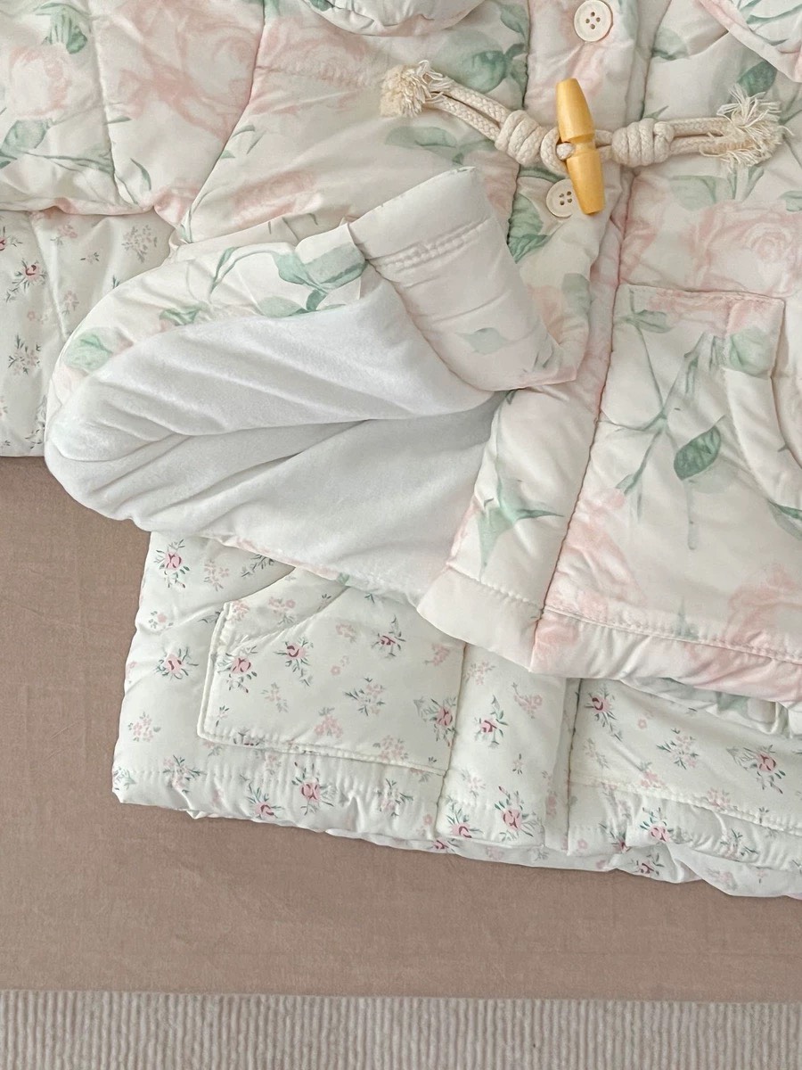 JS Áo phao kem hoa hồng lá xanh(66-80)