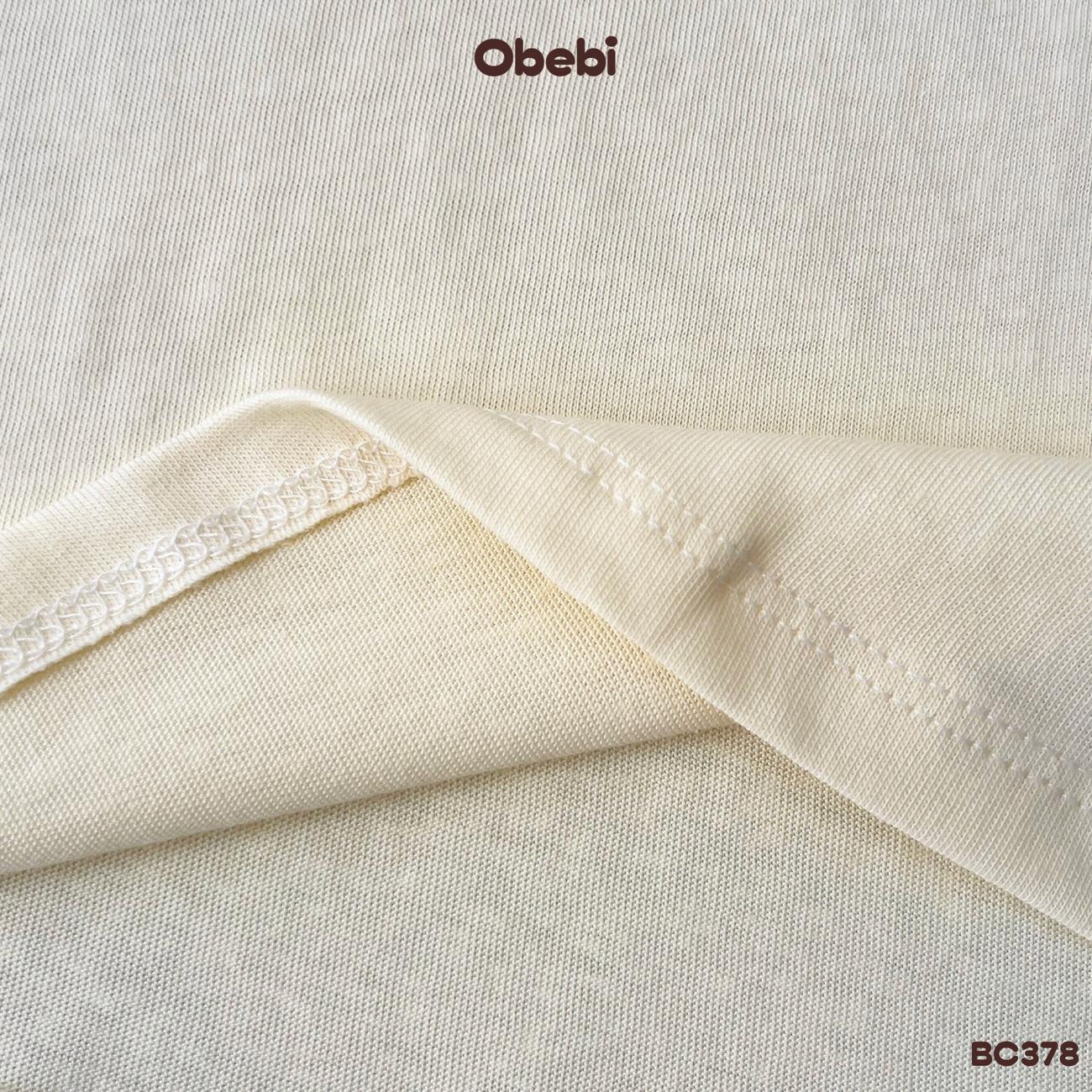 OBEBI - Bộ cộc trẻ em mùa hè hình in nhỏ OBEBI (66-120)