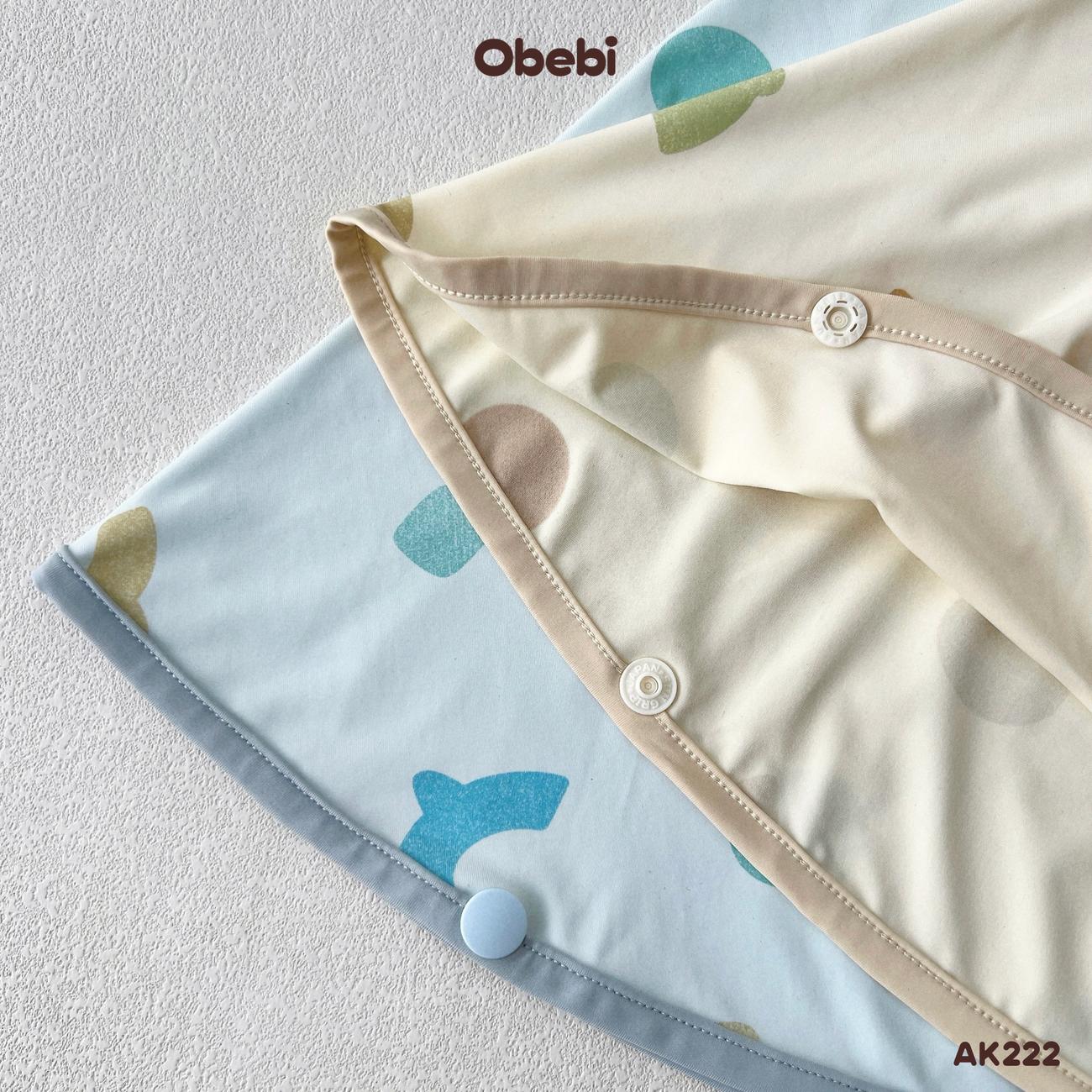 OBEBI - Áo khoác chống nắng vải thun chống tia UV họa tiết đáng yêu OBEBI (73-120)