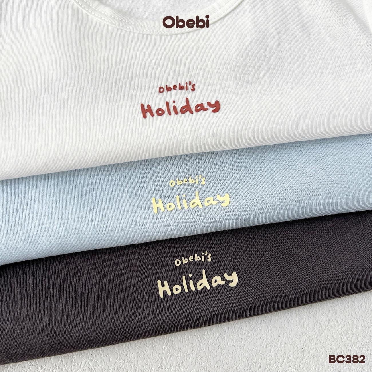 OBEBI - Bộ cộc trẻ em Holiday OBEBI (66-120)