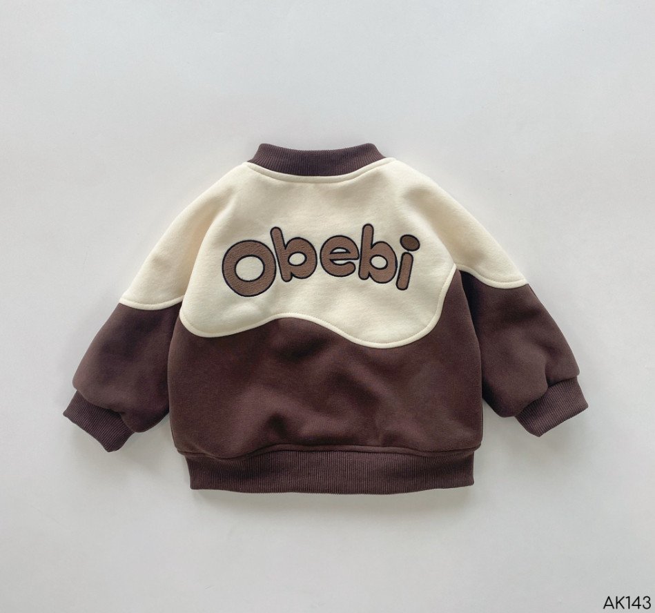 OBB Áo bomber nỉ kem chảy(73-100)
