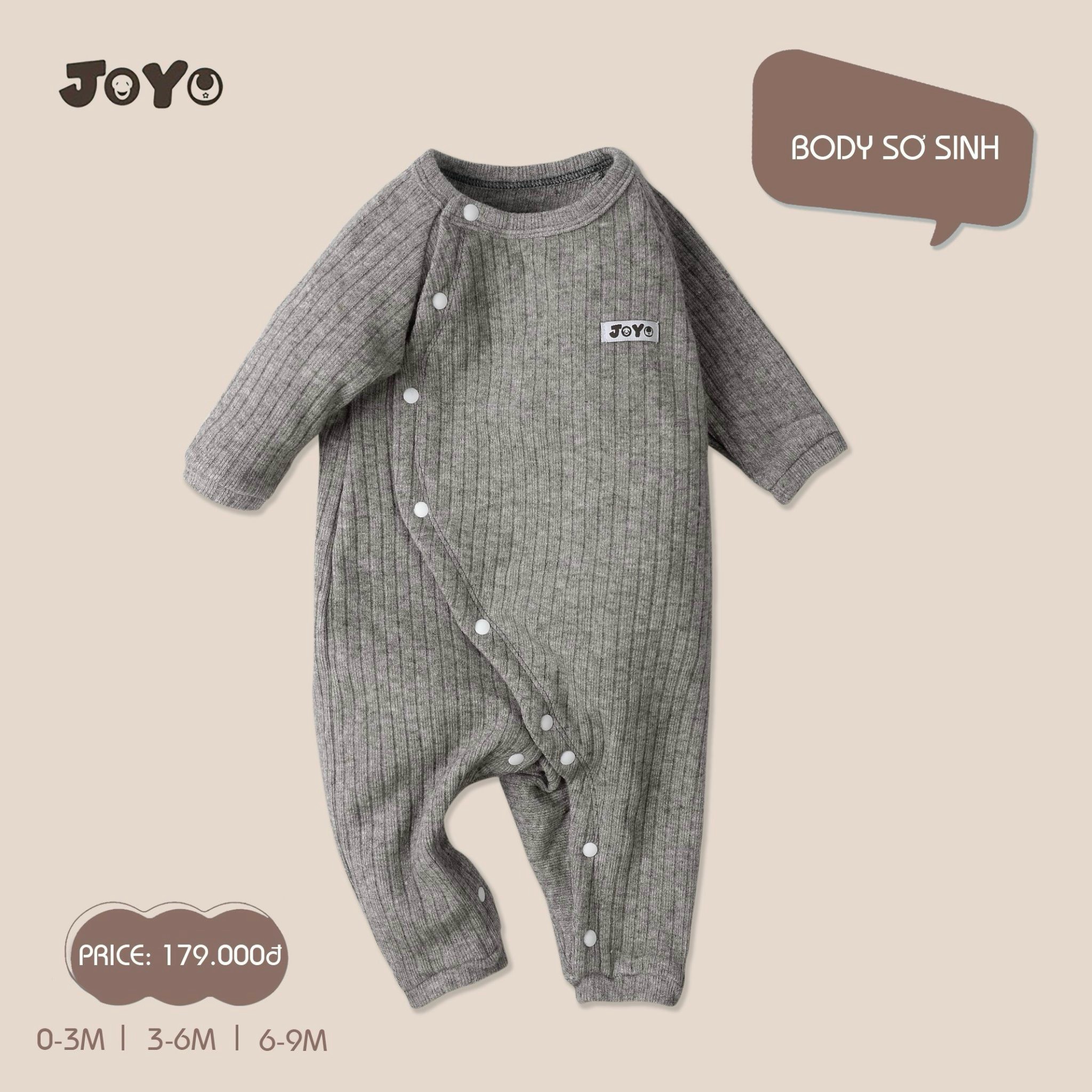 JOYO Body sơ sinh len(0-6M)