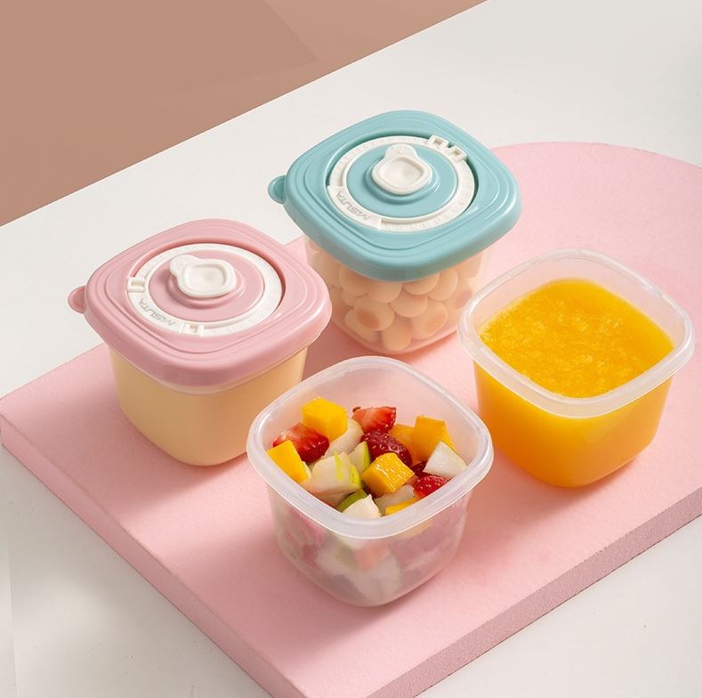 MISUTA - SET 4 HỘP TRỮ NẮP NHỰA 120ML
