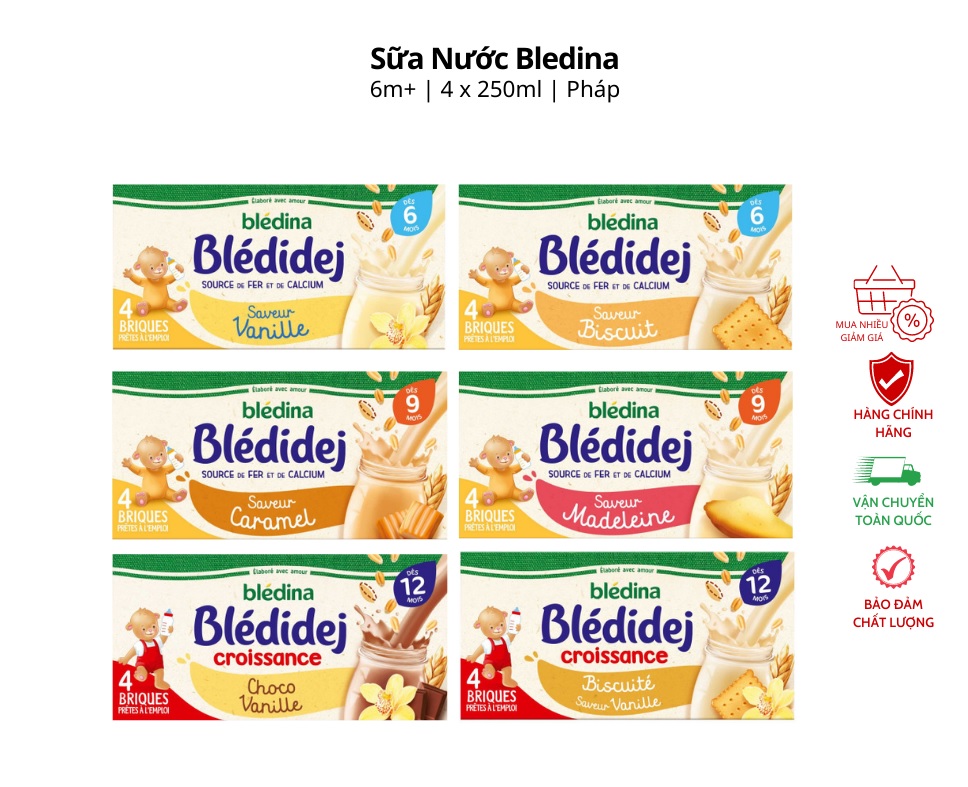 BLEDINA - SỮA NƯỚC TĂNG CÂN