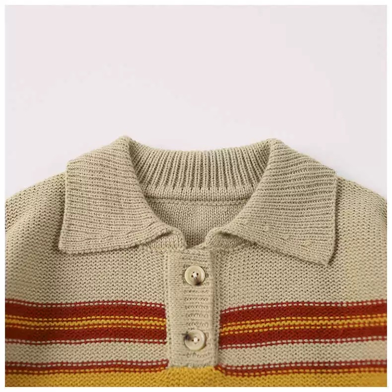 LB - Aó len cổ polo Mtiny Queen kẻ(80-130)