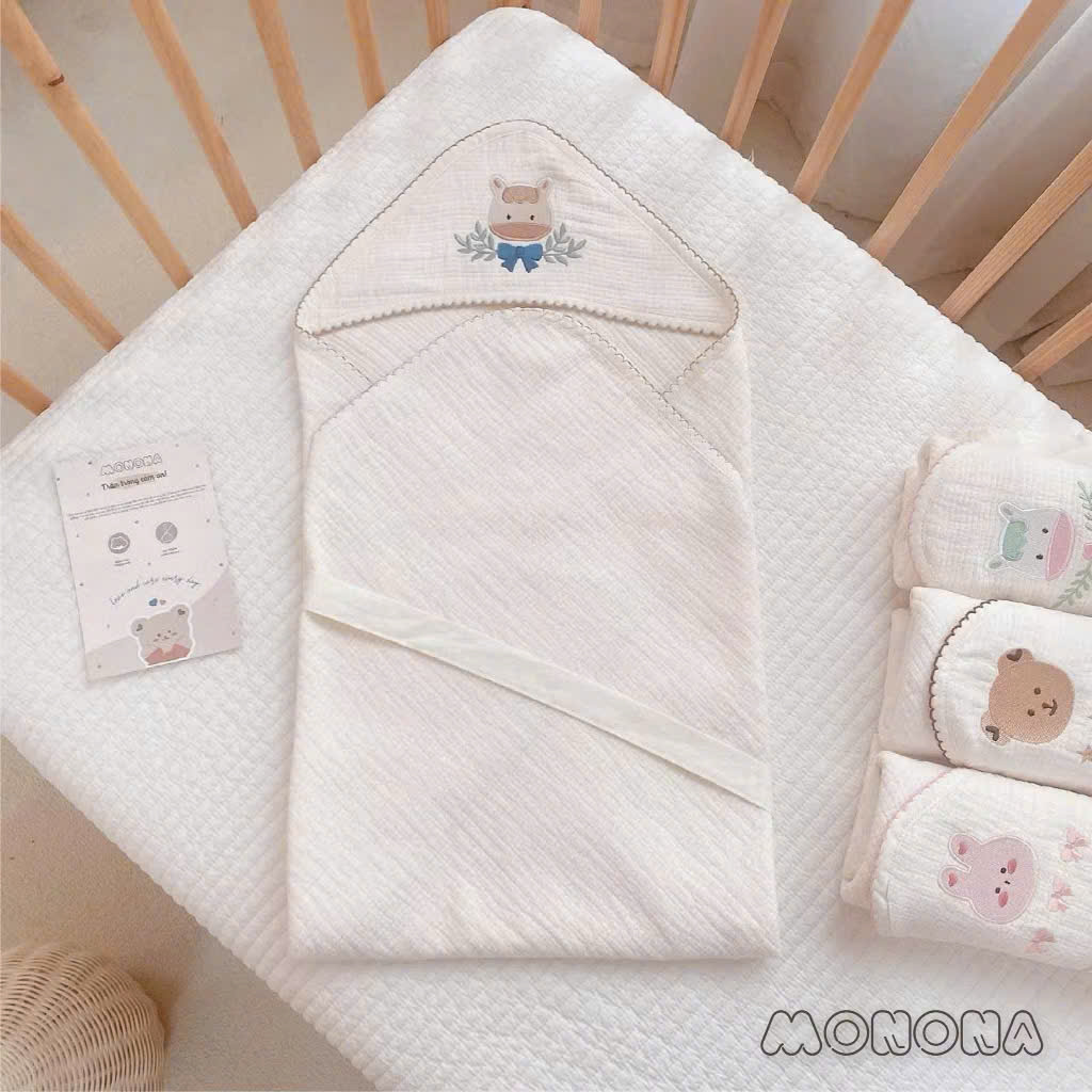 MONONA - Ủ CHOÀNG ĐÓN BÉ ORGNIC NEW