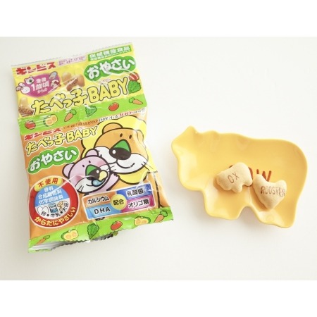 GINBIS - 1Y+BÁNH QUY RAU CỦ HÌNH THÚ TABEKKO BABY
